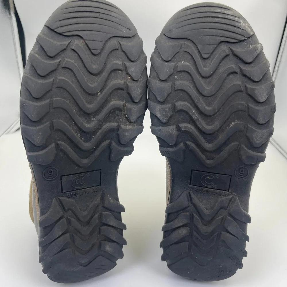Comfortemp Waterproof Duck Winter‎ Snow Boots Men's Size 9 Brown Suede Leather